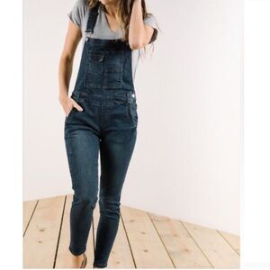 Free People Century Denim Overalls size 28